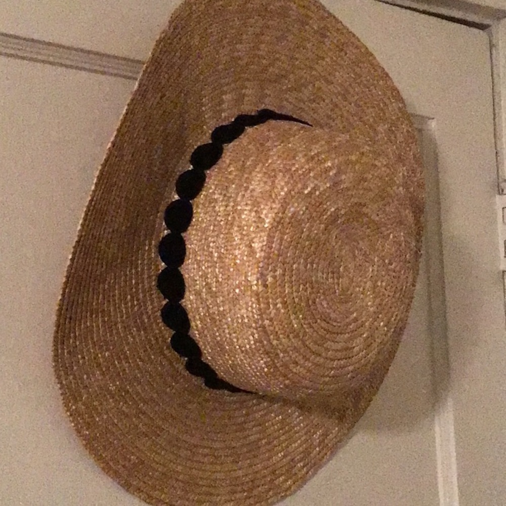 ACCITY casual fashion lace decked straw hat